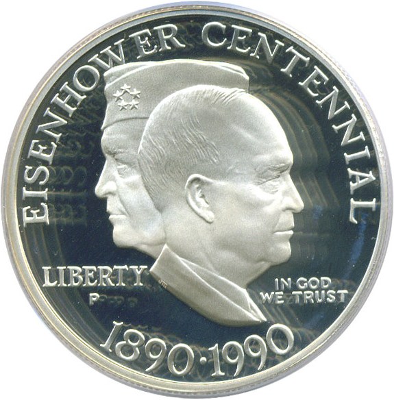 image for: 1990-P $1 Eisenhower PCGS Proof 69 DCameo