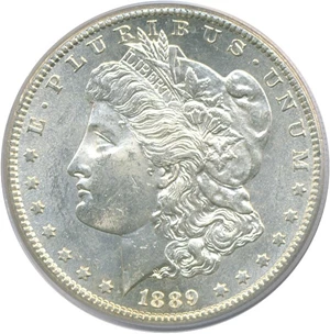 image for: 1889-S $1 PCGS MS64