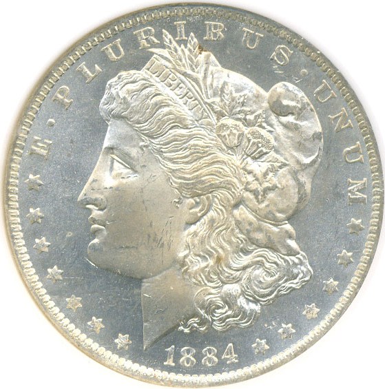 image for: 1884-O $1  NGC MS65  PL