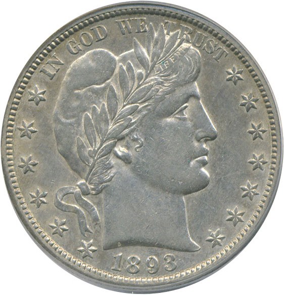 image for: 1893-O 50c  PCGS AU50 