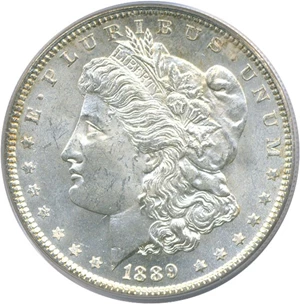 image for: 1889 $1 PCGS MS63