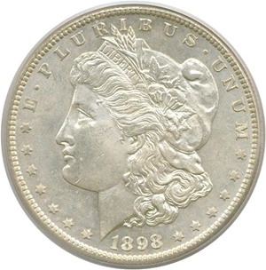image for: 1898-S $1 PCGS MS63
