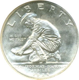 image for: 1925-S 50c California NGC MS66