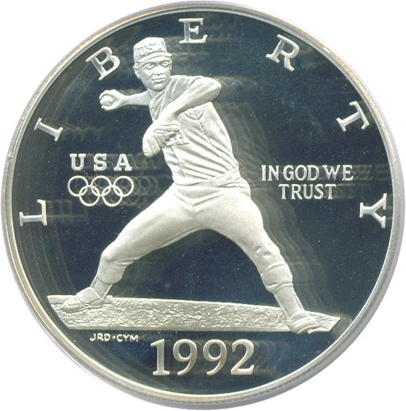 image for: 1992-S $1 Olympic Baseball PCGS Proof 69 DCameo