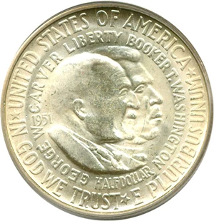 image for: 1951-S 50c Wash-Carver PCGS MS64