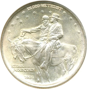 image for: 1925 50c Stone Mountain NGC MS67