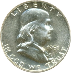 image for: 1951 50c PCGS Proof 66