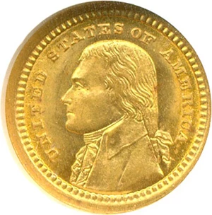 image for: 1903 G$1 Jefferson NGC MS66