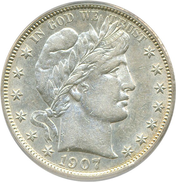 image for: 1907 50c  ICG AU50 