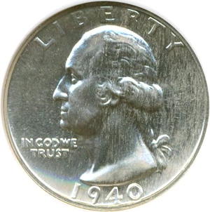 image for: 1940 25c NGC Proof 65