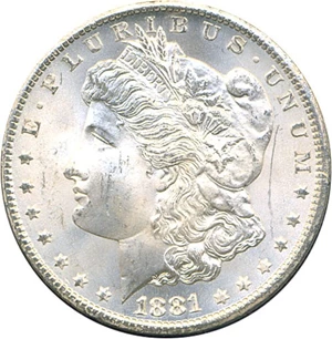 image for: 1881-CC $1 GSA Hoard/NGC MS64