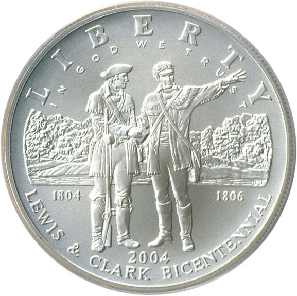 image for: 2004-P $1 Lewis & Clark PCGS MS69