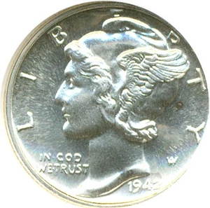 image for: 1942 10c NGC Proof 66