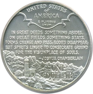image for: 1995-P $1 Civil War PCGS MS69