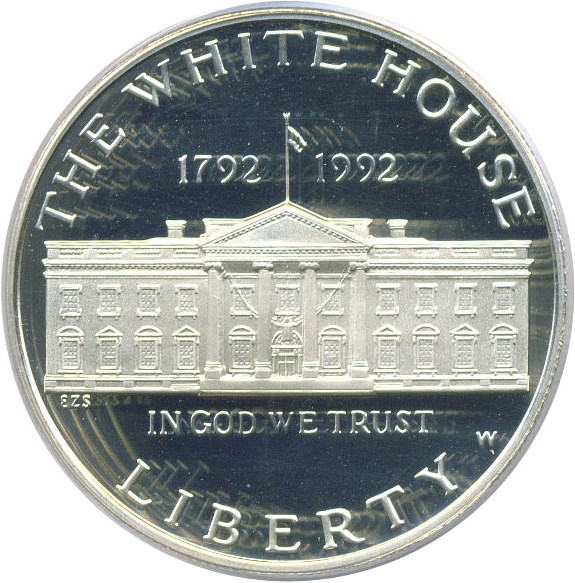 image for: 1992-W $1 White House PCGS Proof 69 DCameo