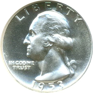 image for: 1953 25c NGC Proof 68
