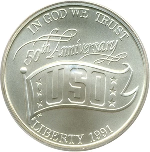image for: 1991-D $1 USO PCGS MS69