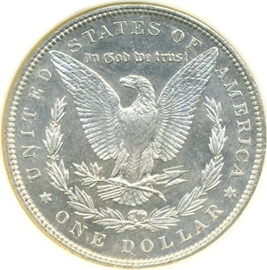 image for: 1890 $1 NGC MS64 PL