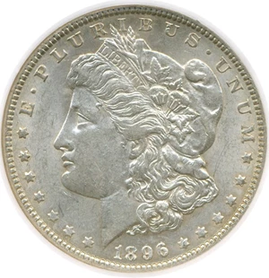 image for: 1896-O $1 NGC AU58