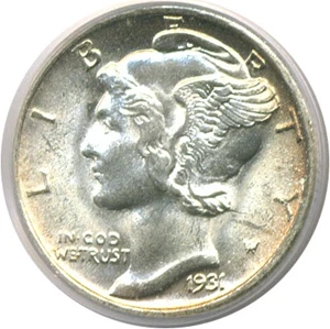 image for: 1931-S 10c PCGS MS64