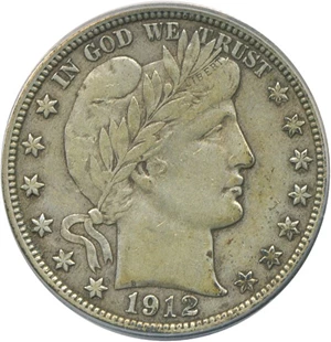 image for: 1912-D 50c PCGS XF40