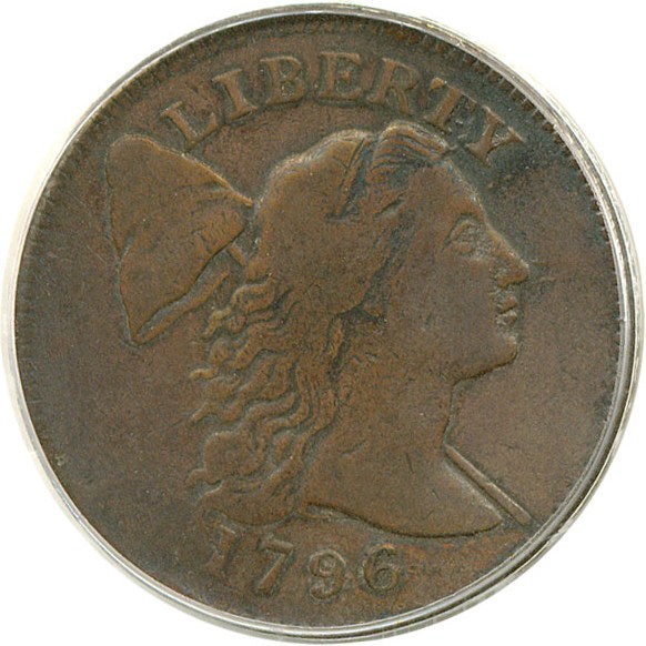 image for: 1796 1c Reverse of 1796 PCGS VF20 (S-91)