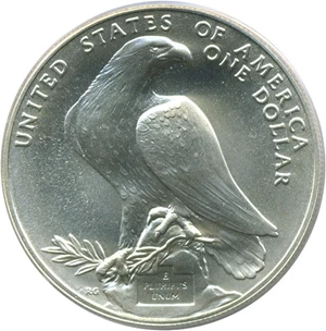 image for: 1984-P $1 Olympic PCGS MS69
