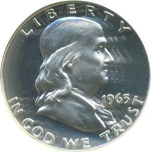 image for: 1963 50c NGC Proof 68 Cameo