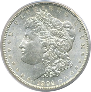 image for: 1904 $1 PCGS MS64