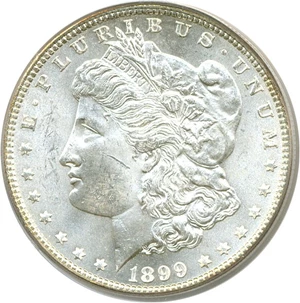 image for: 1899 $1 PCGS MS64
