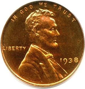 image for: 1938 1c PCGS/CAC Proof 65 RD Cameo