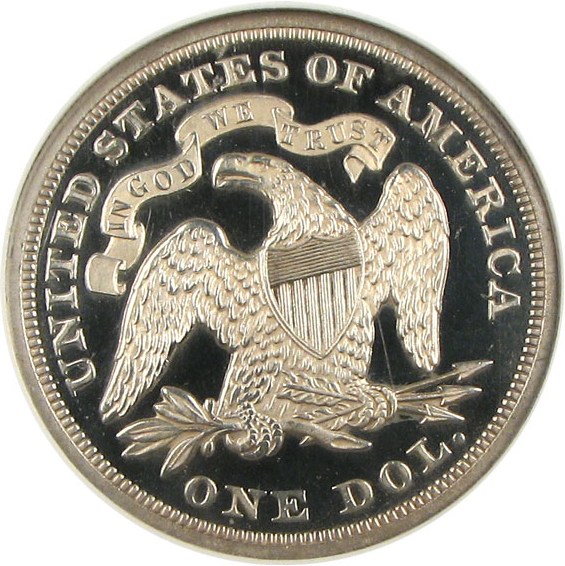 image for: 1871 $1 NGC Proof 65 Ultra Cameo