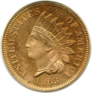 image for: 1863 1c PCGS/CAC Proof 64