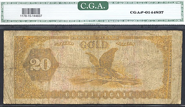 image for: Fr.1178 1882 $20  CGA F15  [C14876725]