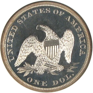 image for: 1862 $1 NGC Proof 64 Cameo