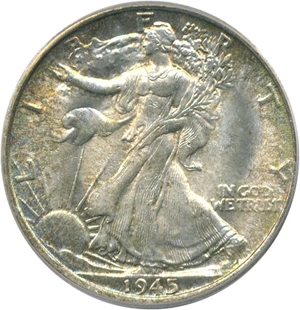 image for: 1945-S 50c PCGS MS64