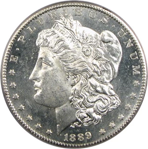 image for: 1889-CC $1 PCGS MS63 PL