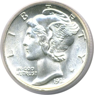 image for: 1931-S 10c PCGS MS66