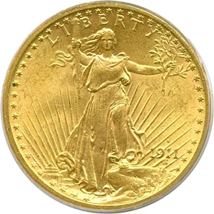 image for: 1911-S $20 PCGS MS64