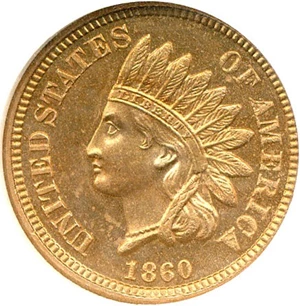 image for: 1860 1c NGC Proof 64