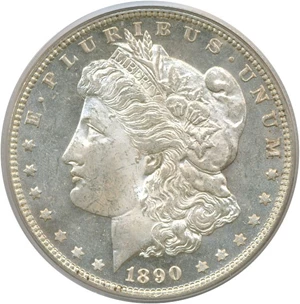 image for: 1890 $1 PCGS MS63 PL