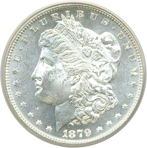 image for: 1879-S $1 Rev.'78 PCGS MS63