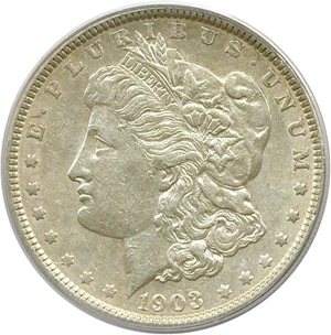 image for: 1903 $1 PCGS AU55