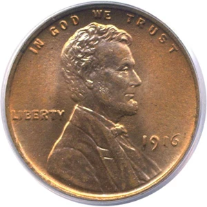 image for: 1916 1c PCGS/CAC MS66 RD