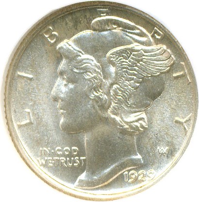 image for: 1929 10c  NGC MS66 FB