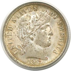 image for: 1915 10c PCGS MS64