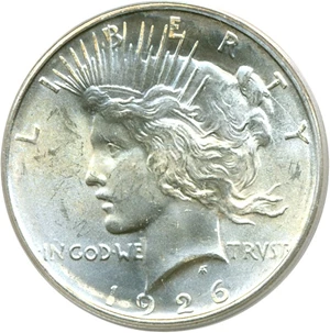 image for: 1926-D $1 PCGS MS64