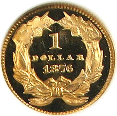 image for: 1876 G$1  NGC/CAC Proof 65 UCameo *Star*