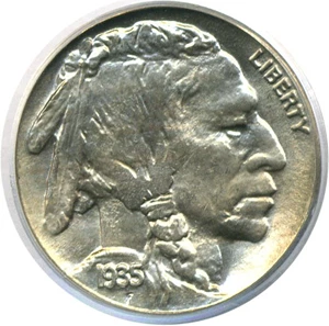 image for: 1935 5c PCGS MS66