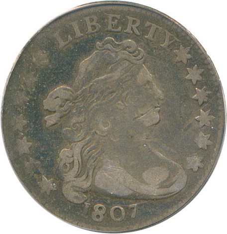 image for: 1807 10c  PCGS F12 